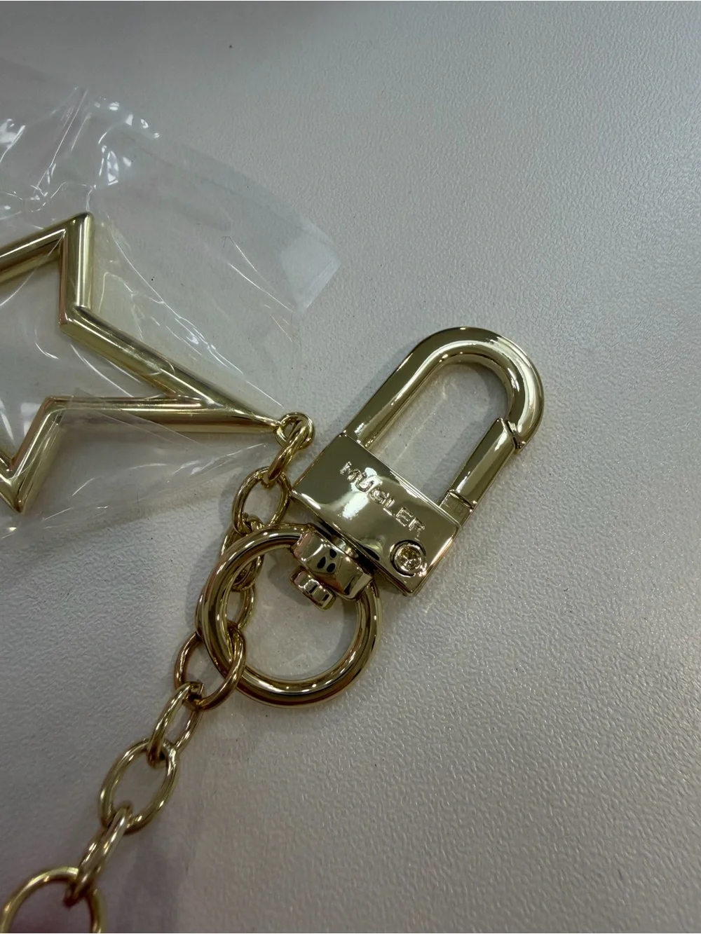 Mugler Alien Pulp Heart Charm Key Ring